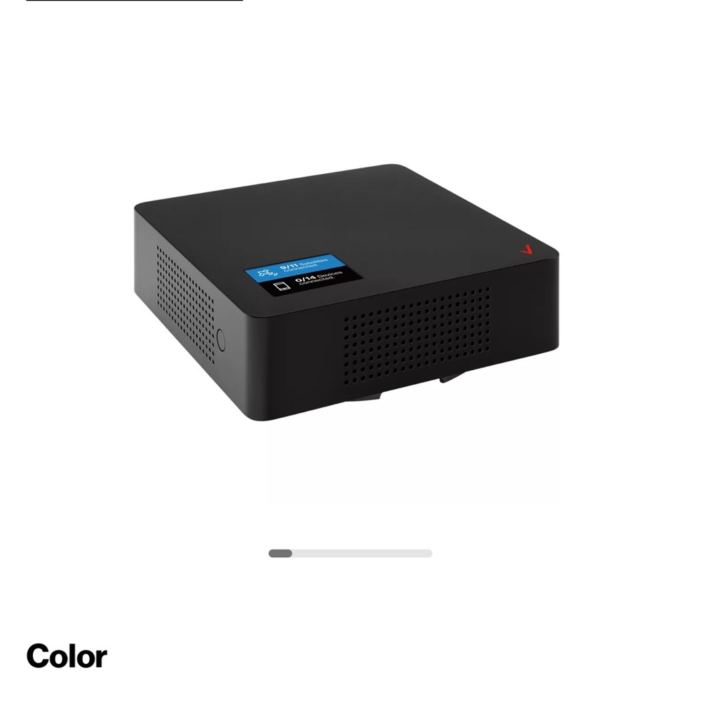 Verizon LTE Network Extender SKU SCE116CLR